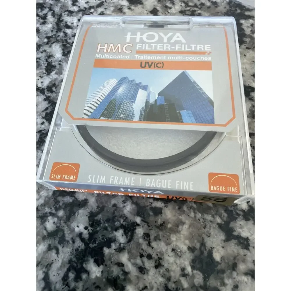 Genuine Hoya 58mm HMC UV(C) Filter Free Hoya Cleaning Cloth US Authorized Dealer